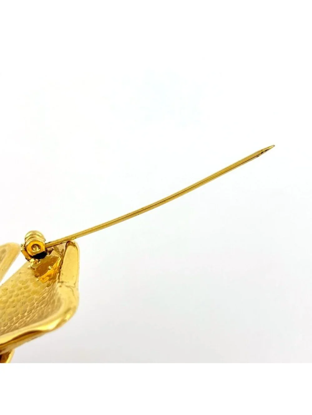 Chanel CC Logo Brooch Gold Plated